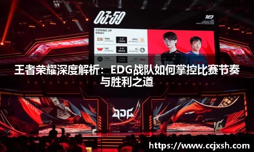 王者荣耀深度解析：EDG战队如何掌控比赛节奏与胜利之道